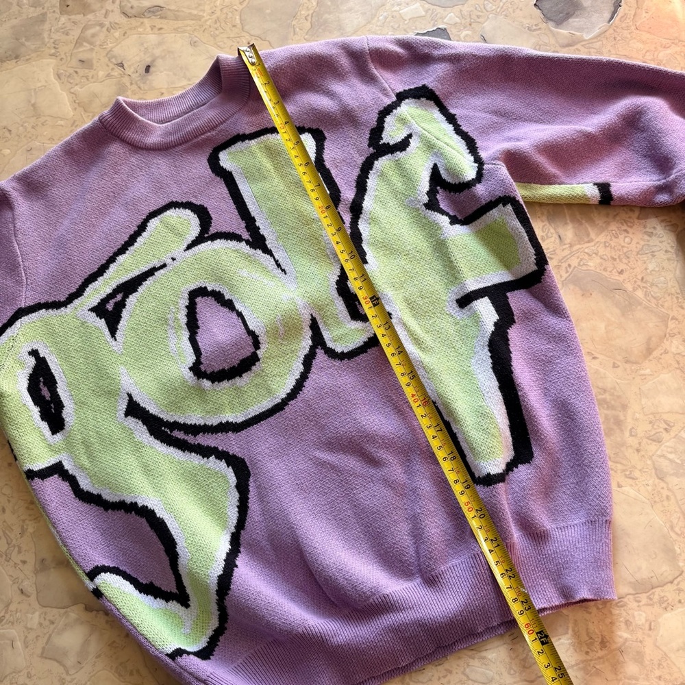 Golf Wang “Safari” Sweater – Lavender – XS - Picture 4 of 6